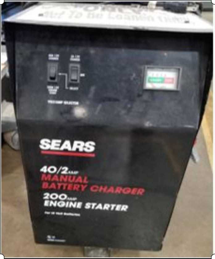Battery Charger - MATERIAL HANDLING
