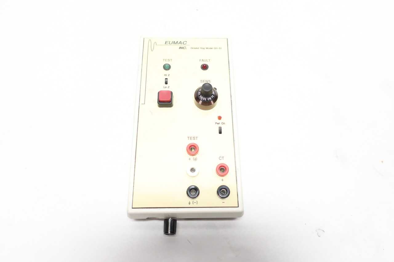 EUMAC GH-01 GROUND HOG DC GROUND FAULT DETECTOR - ELECTRICAL COMPONENTS