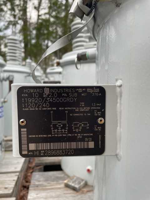 Lot of 80- 10 KVA Pole Mounted Transformer - CONTROL TRANSFORMERS