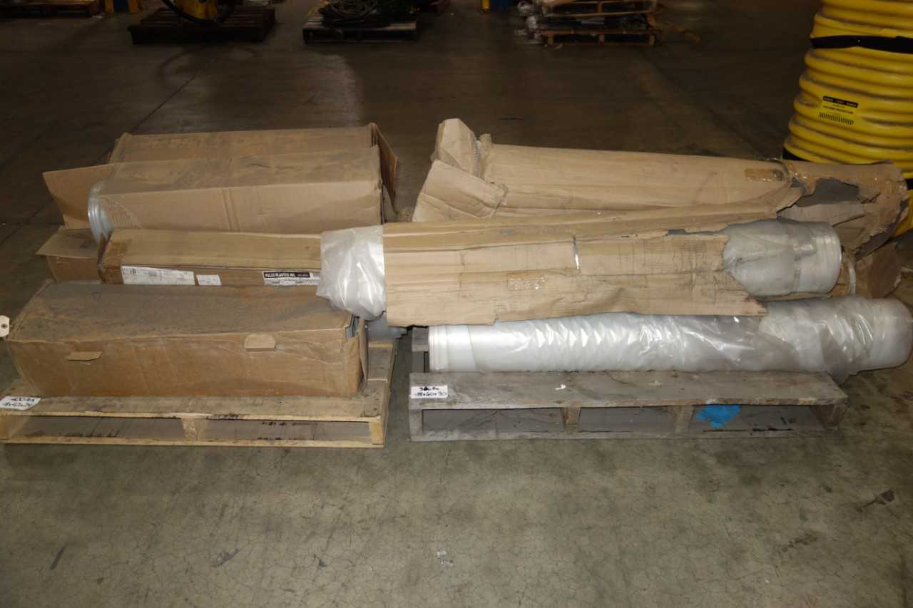 2 PALLETS OF PLASTIC SHEETING - ELECTRICAL COMPONENTS