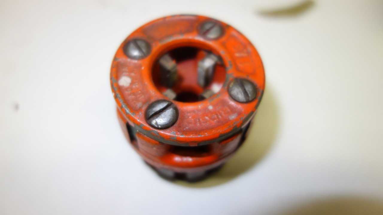RIDGID 3/8 IN DIE HEADS - ELECTRIC POWER TOOLS