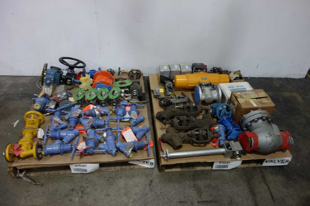 2 PALLETS OF ASSORTED VALVES - VALVES