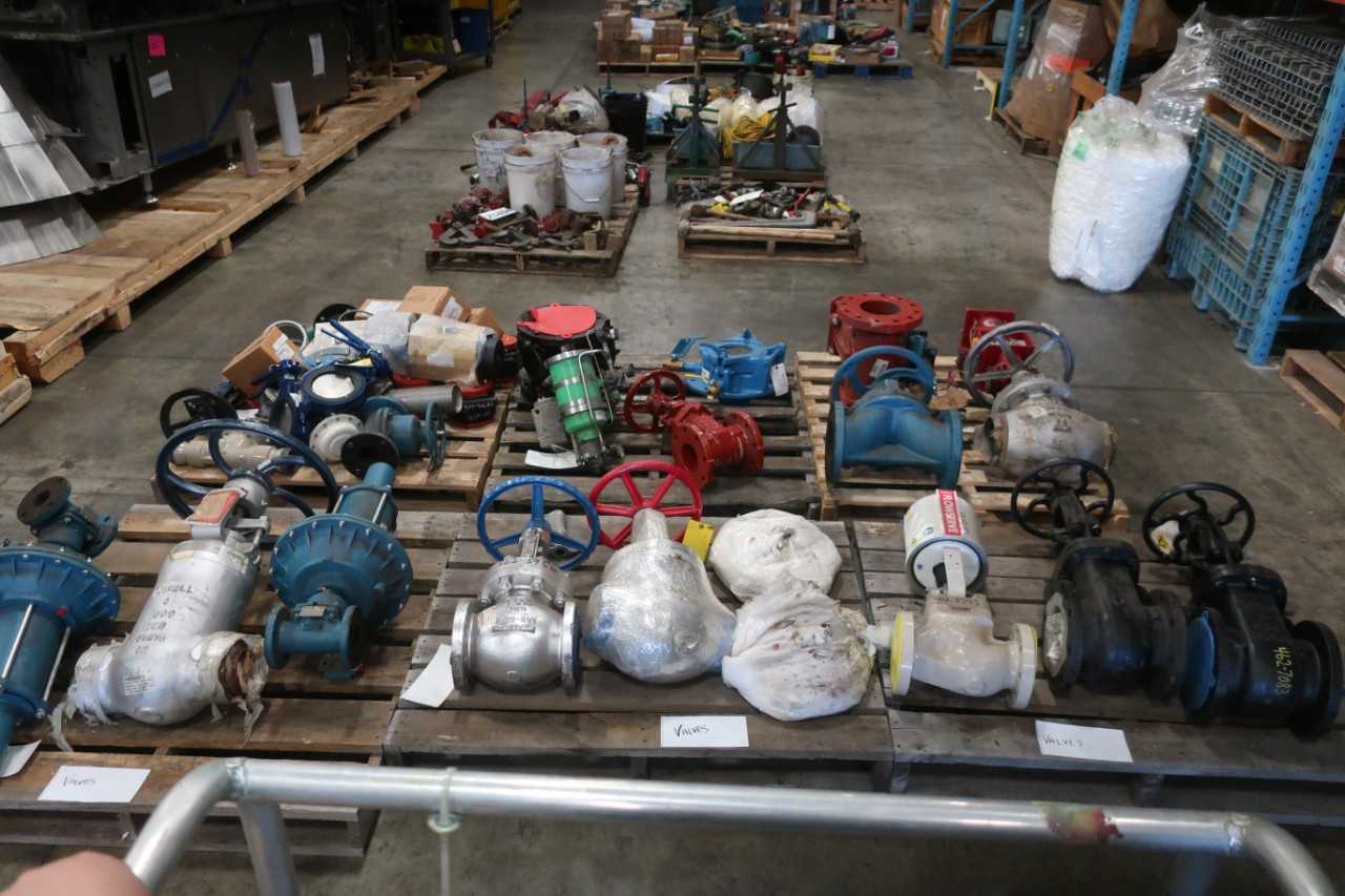 6 PALLETS OF ASSORTED VALVES AND VALVE REPLACEMENT PARTS - MISCELLANEOUS