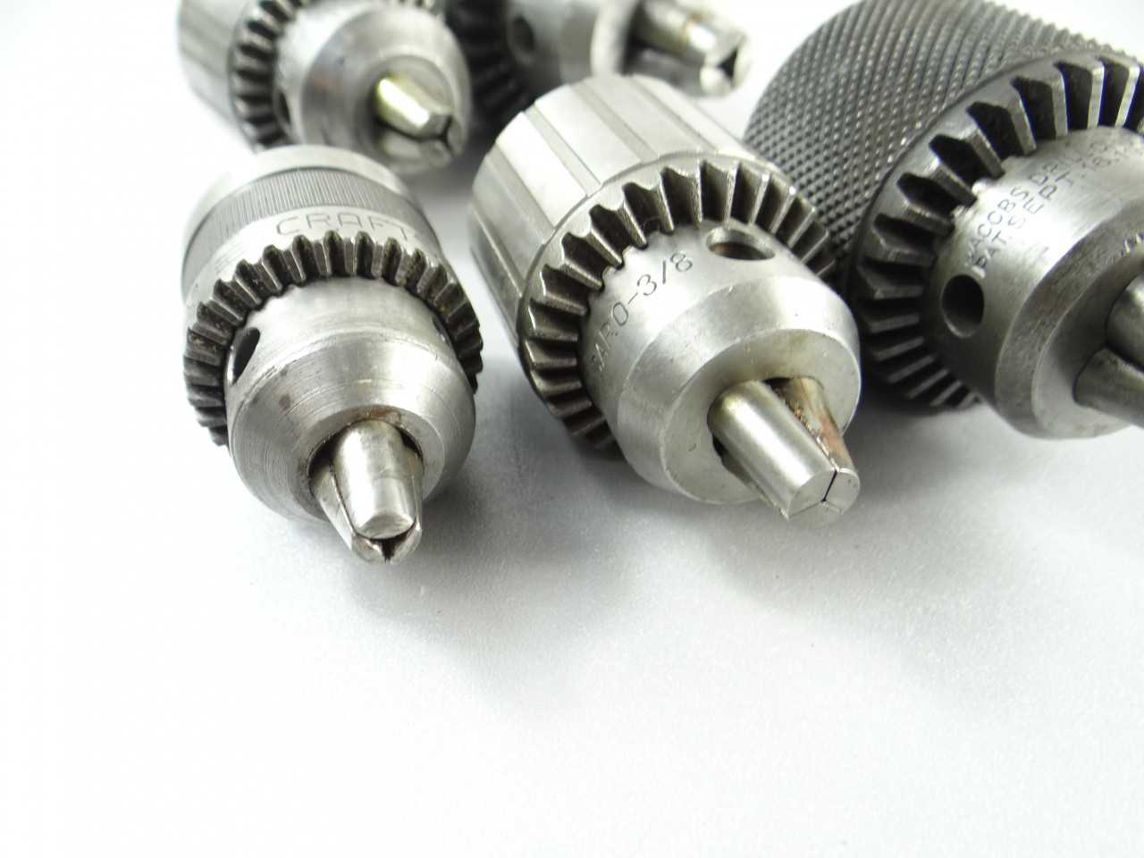 Lot of 5 Assorted Drill Chucks - ELECTRIC POWER TOOLS