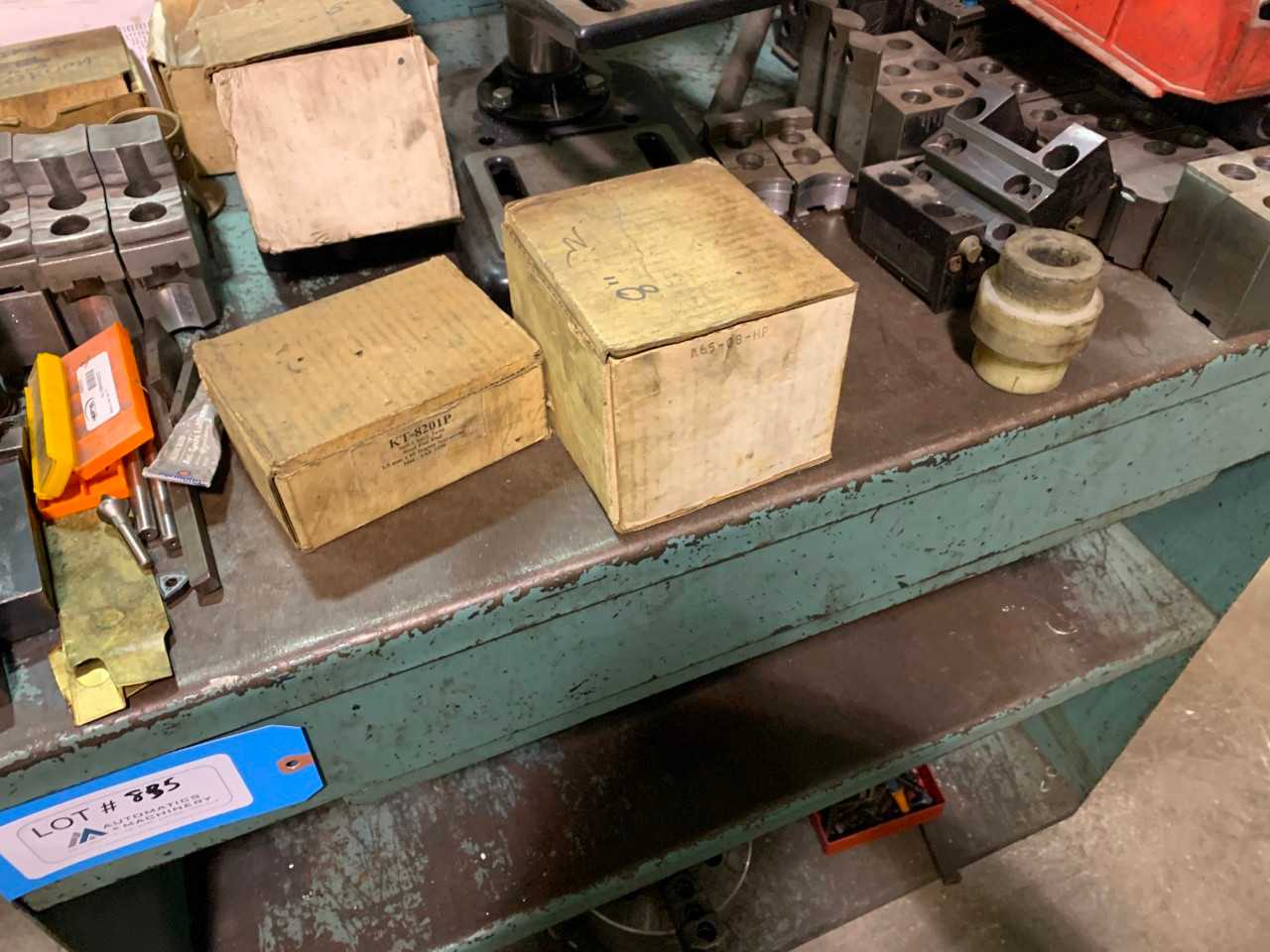 6" 3 Jaw Chuck w/ Shelve and all Contents - ELECTRIC POWER TOOLS