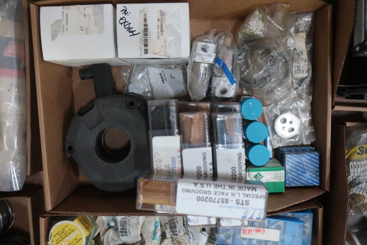 4 PALLETS OF ASSORTED MRO. - INDUSTRIAL PARTS