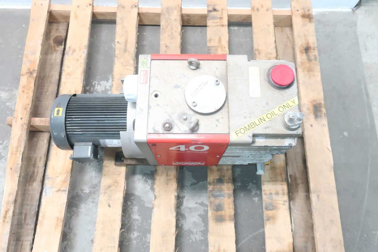 EDWARDS E2M40 TWO STAGE 2HP 208-230/460V-AC VACUUM PUMP - VACUUM PUMP EDWARDS E2M40 TWO STAGE 2HP 208-230/460V-AC VACUUM PUMP - VACUUM PUMP