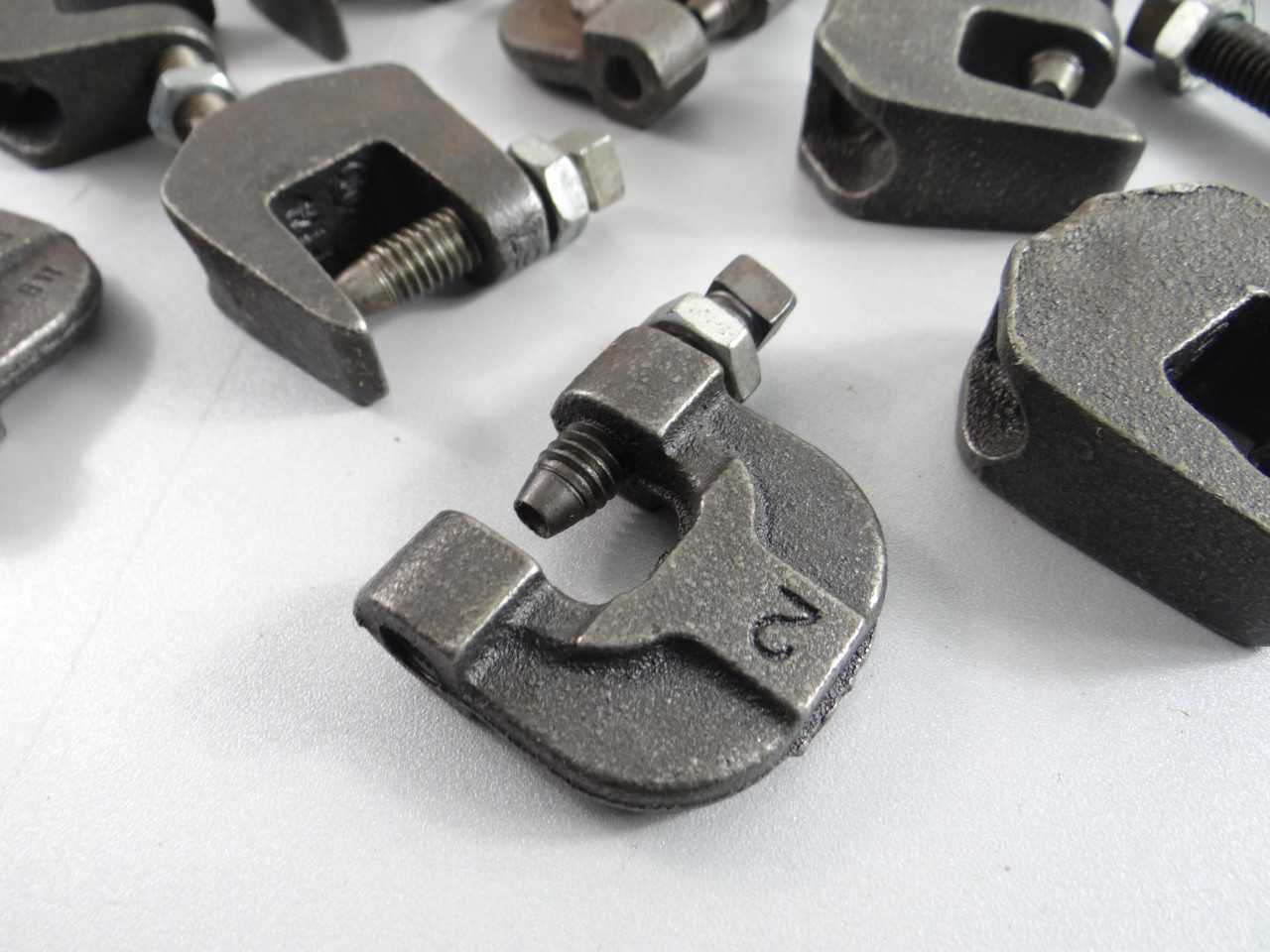 Lot of 21 Assorted Beam Clamps - ELECTRIC POWER TOOLS