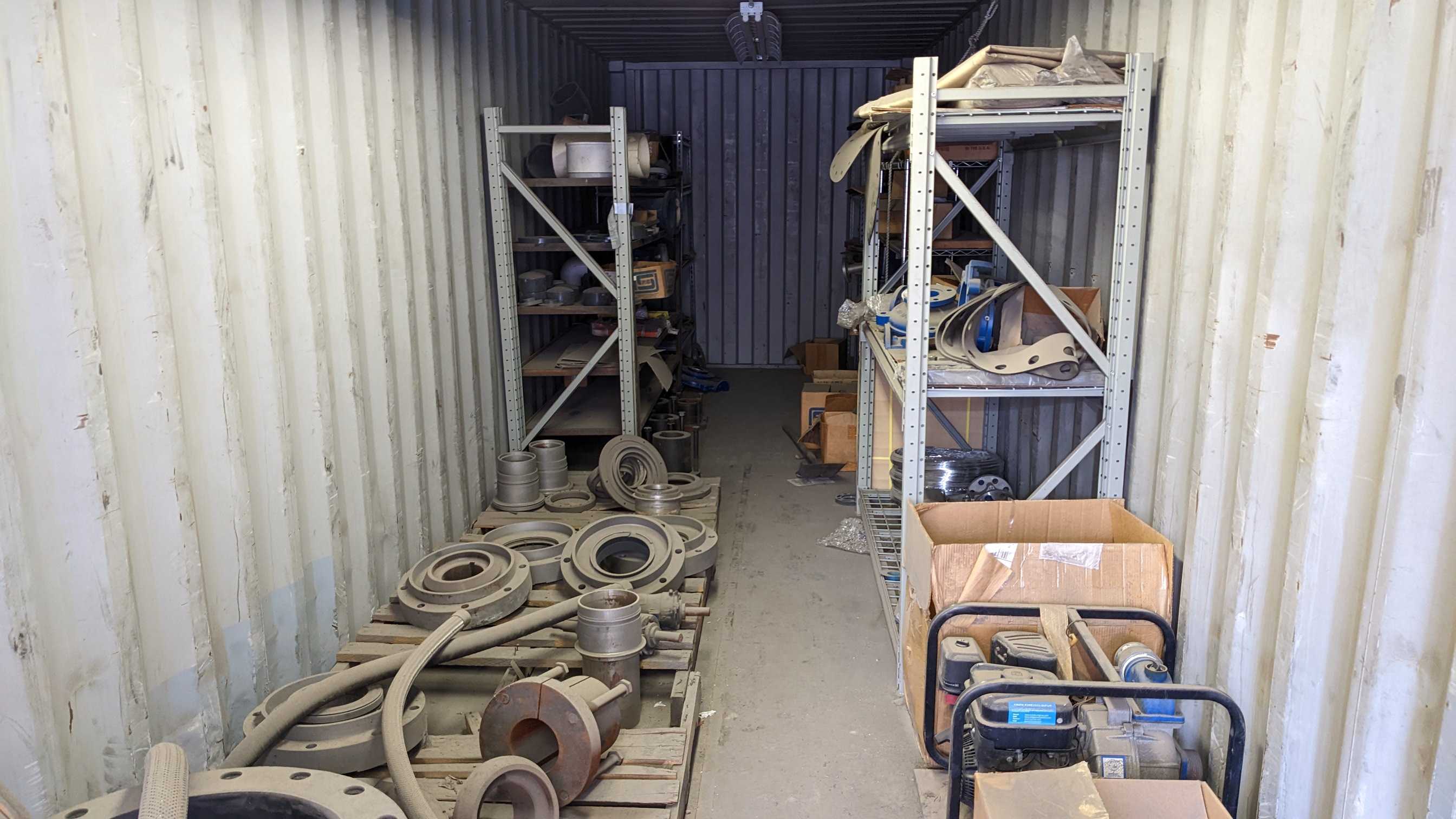 CONTENTS OF CONTAINER - INDUSTRIAL PARTS