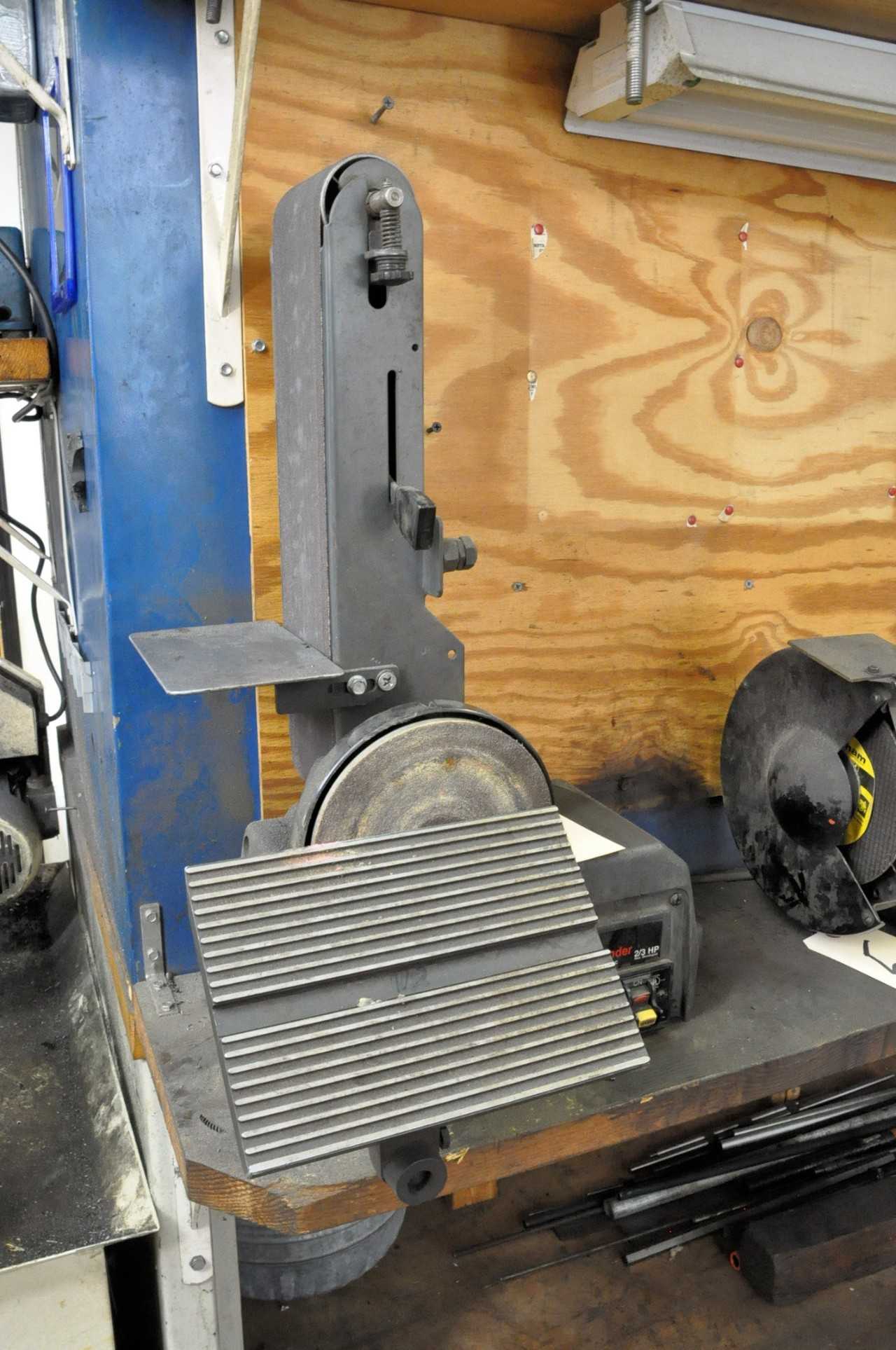 Craftsman 2/3-HP 4" Belt x 6" Disk Vertical Combination Sander - MISCELLANEOUS