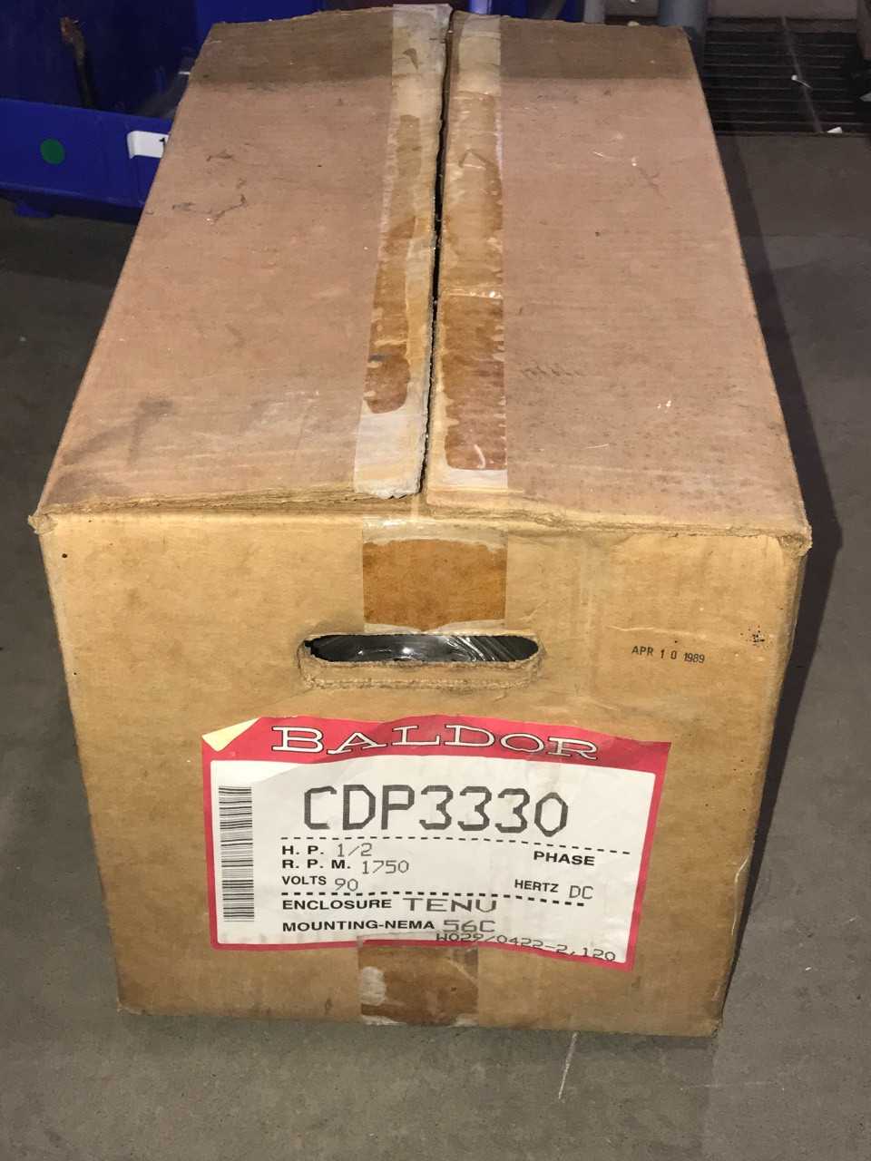 BALDOR INDUSTRIAL MOTOR (QTY 1) - ELECTRIC MOTORS
