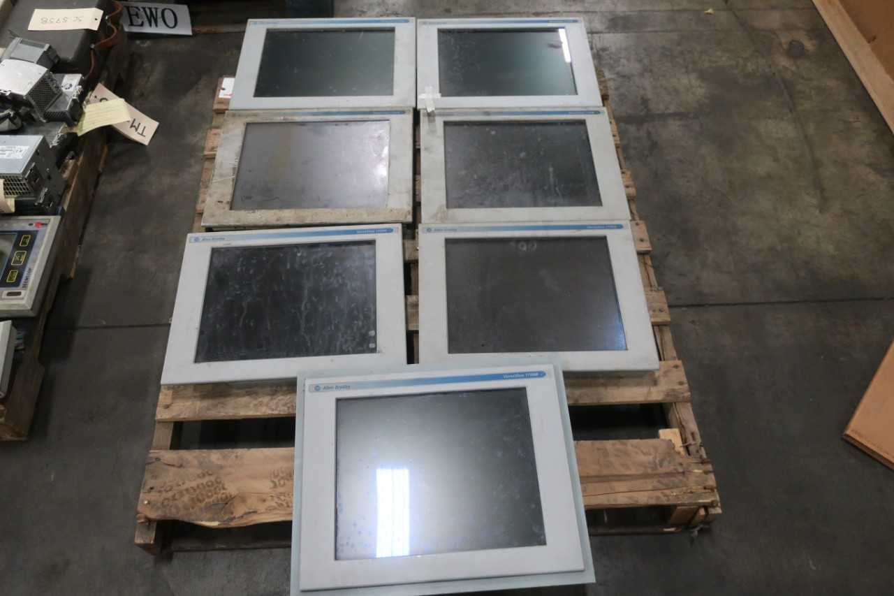 1 PALLET OF ASSORTED ALLEN BRADLEY INTERFACE PANELS - AUTOMATION & CONTROLS
