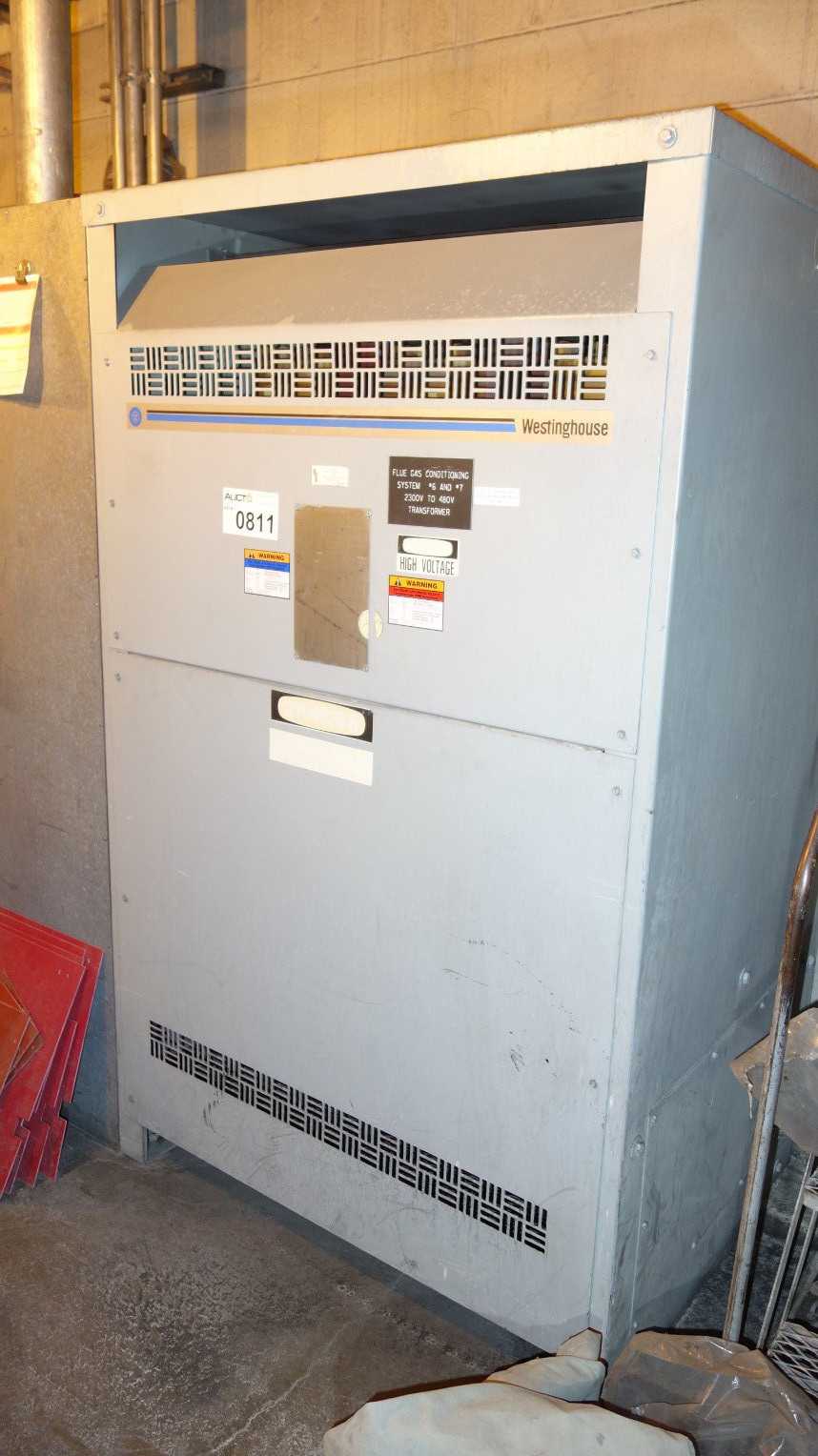 WESTINGHOUSE AA 500KVA 2400V-AC 480V-AC DRY TYPE TRANSFORMER  DELAYED REMOVAL - CONTROL TRANSFORMERS