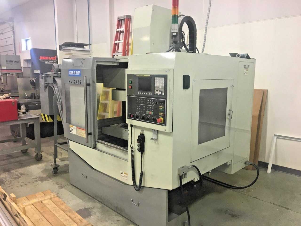 2009 Sharp SV 2412 Vertical Machining center - VERTICAL MACHINING CENTERS 2009 Sharp SV 2412 Vertical Machining center - VERTICAL MACHINING CENTERS