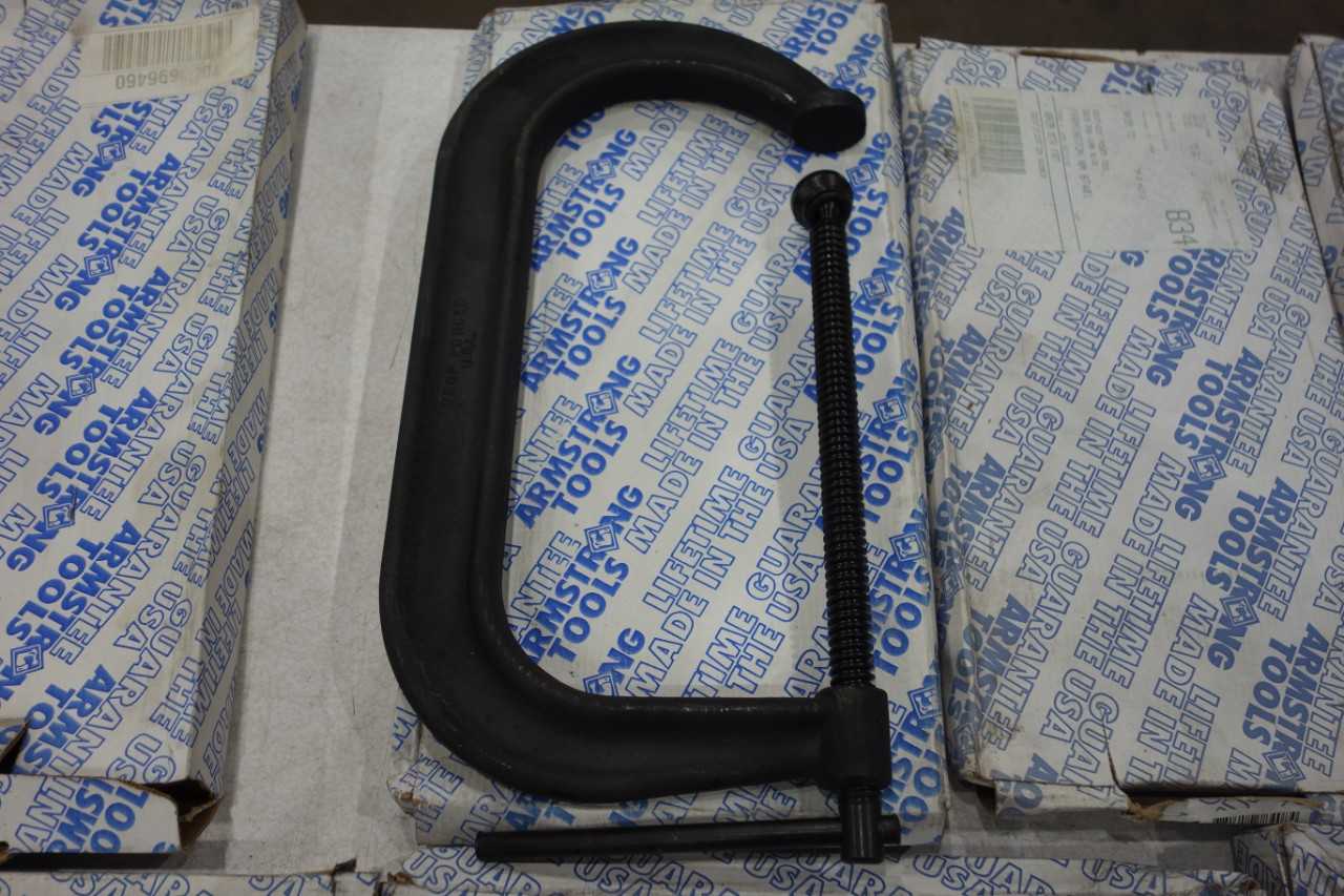 Lot of Armstrong C-Clamp Deep Throat 78-404 78-406 78-408 78-410 - HAND TOOLS