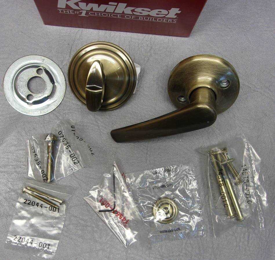 Lot of 65 Sets - Kwikset Dummy Door Lever Handleset w/ Thumb Lock - MISCELLANEOUS
