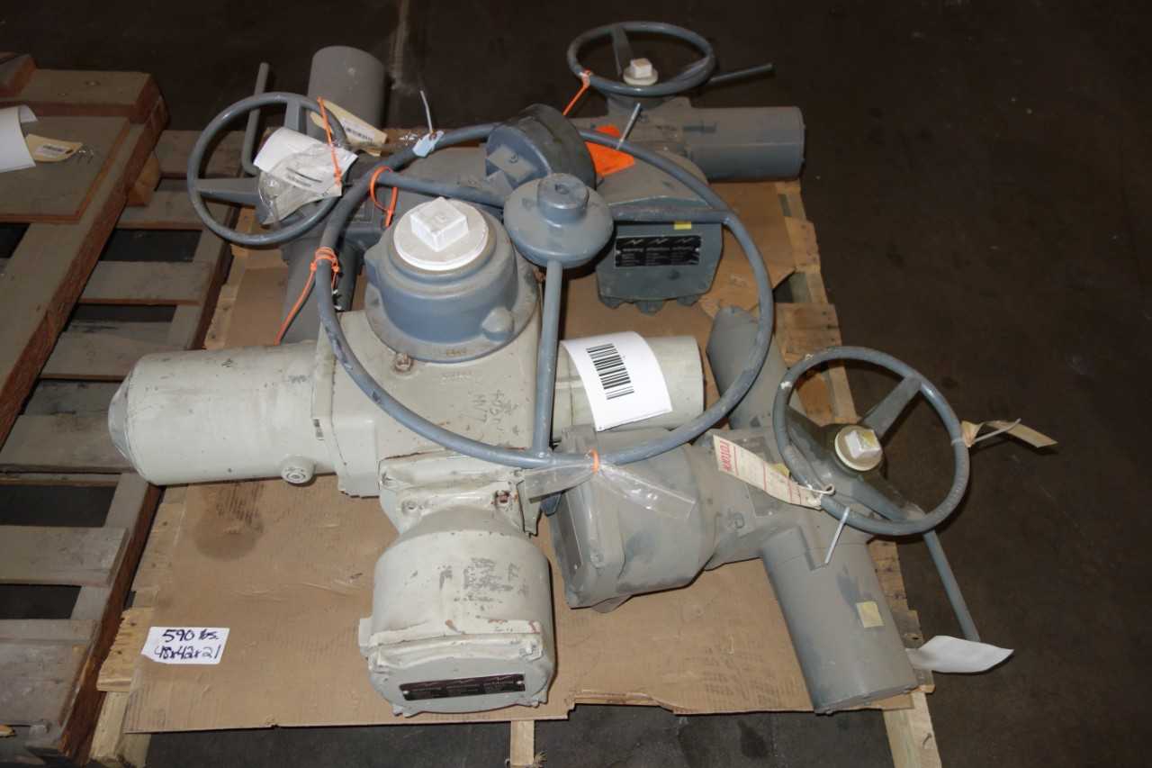 3 PALLETS OF LIMITORQUE VALVES - VALVES