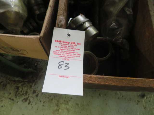 Steel table and contents on table - MISCELLANEOUS