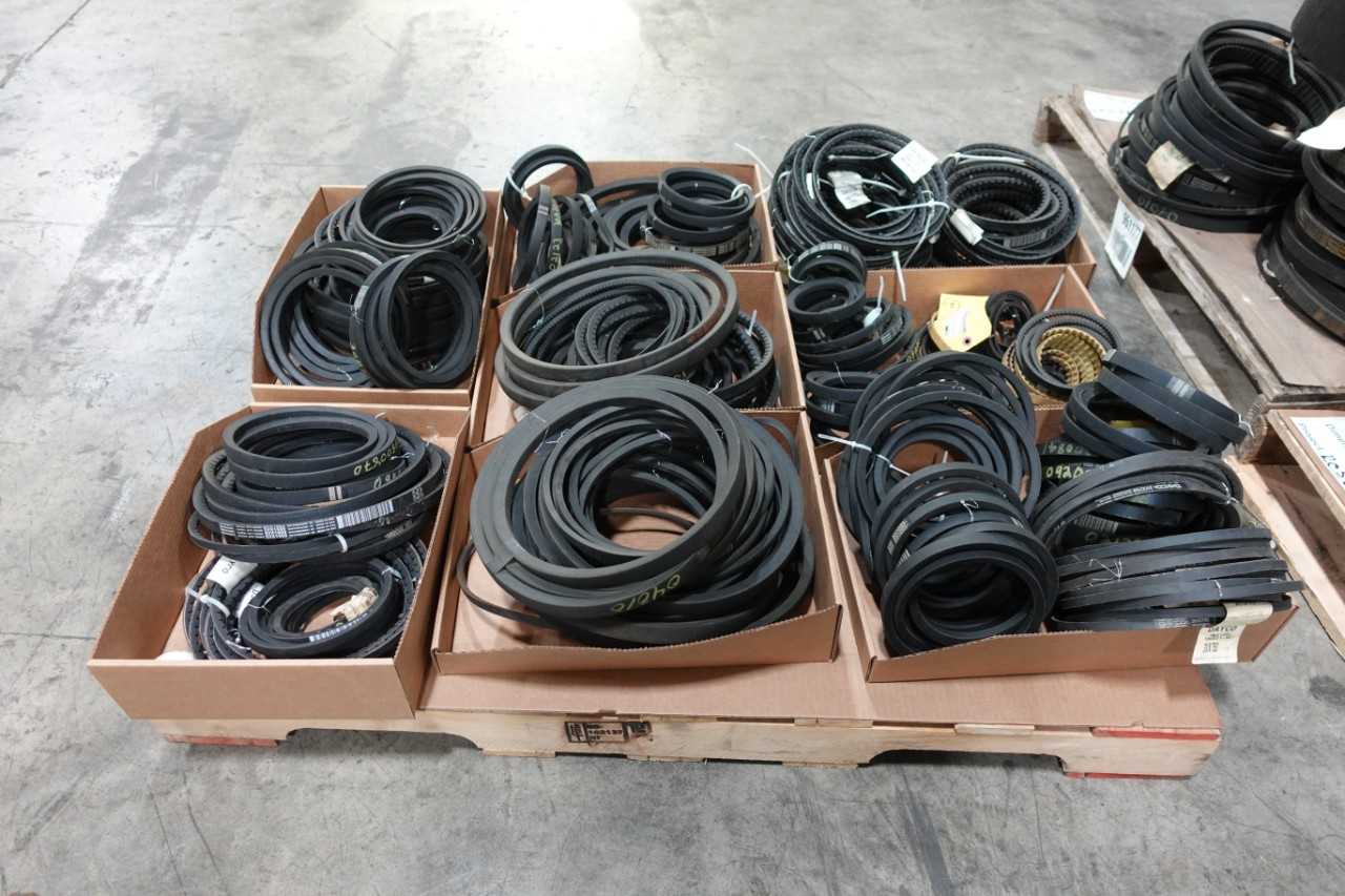 3 PALLETS OF ASSORTED V-BELTS - BELTS