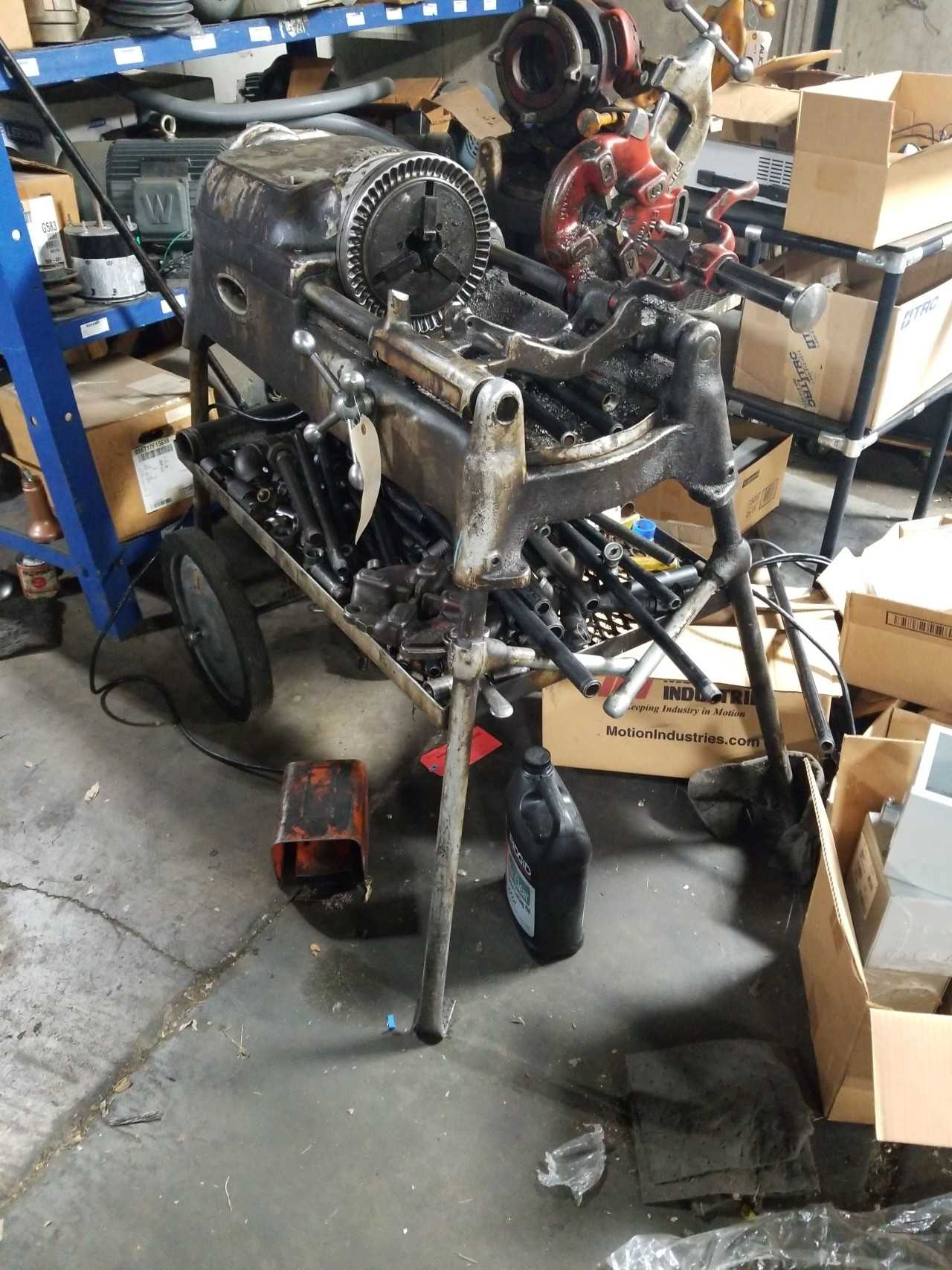Ridgid 535 Pipe Threader - MACHINE TOOLING