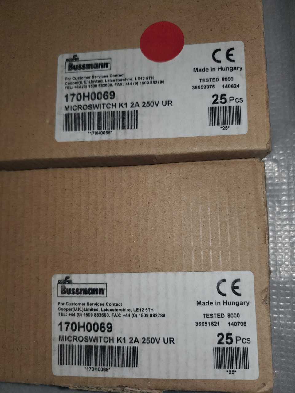 BUSSMANN FUSE 170H0069 QTY. 50 - AUTOMATION & CONTROLS