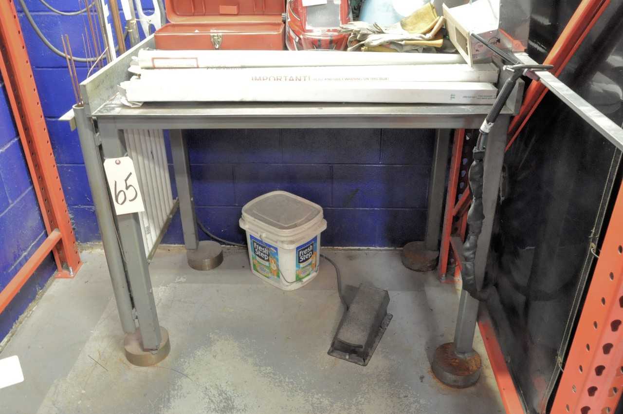 30" x 41" x 1/4" Steel Welding Table, (Contents Not Included), (Not to Be Removed Until Empty) - WELDING EQUIPMENT