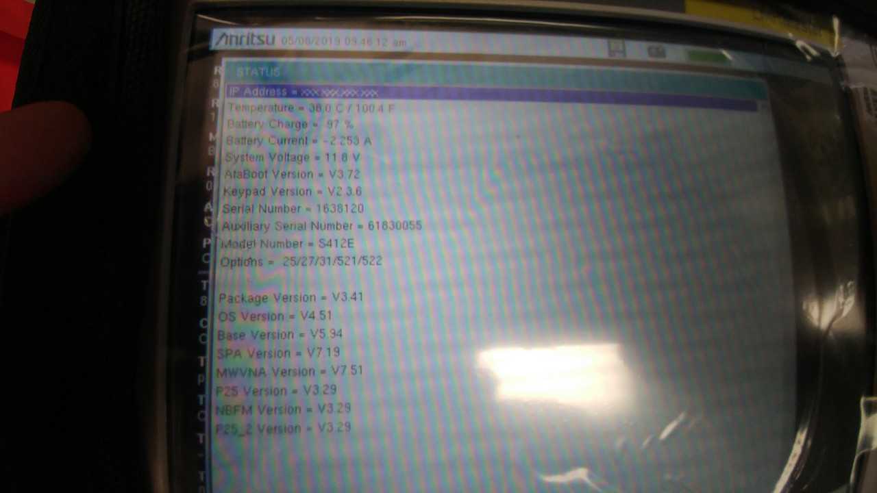 NEW Anritsu S412E LMR Master Modulation Analyzer - TELECOMMUNICATION