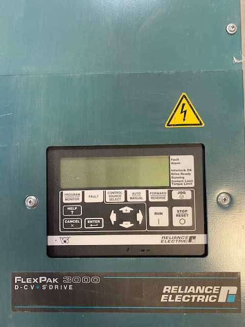 Reliance Electric 848-12-43 B FlexPak 3000 DC Drive FP3000-S6-1200-60-AN-FC - Used - Bench Tested - MOTOR DRIVES