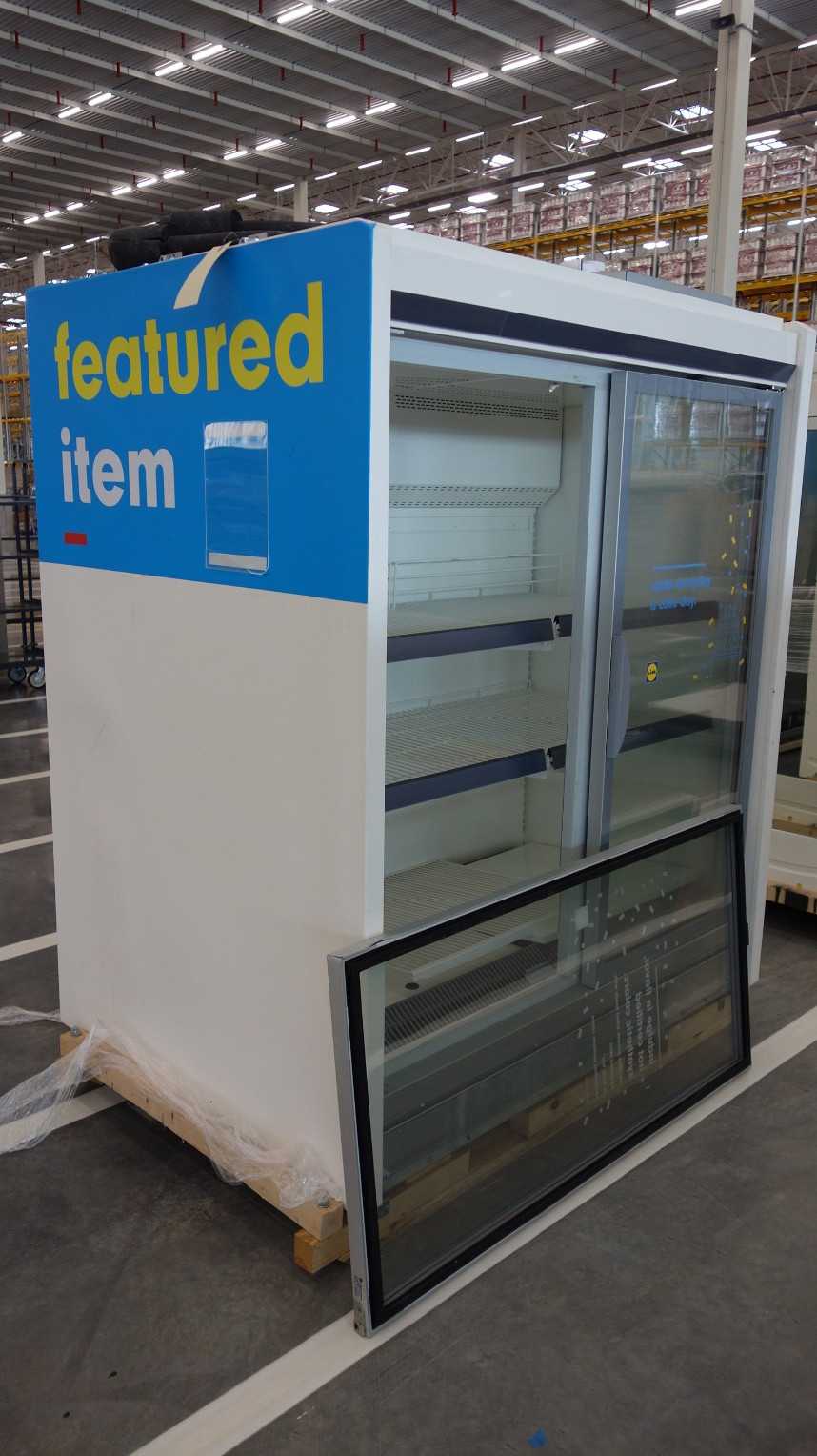 AHT VENTO GREEN MC FREEZE 156 2 DOOR MULTI-SHELF CHEST CAKE FREEZER 1.050W 208-240V-AC