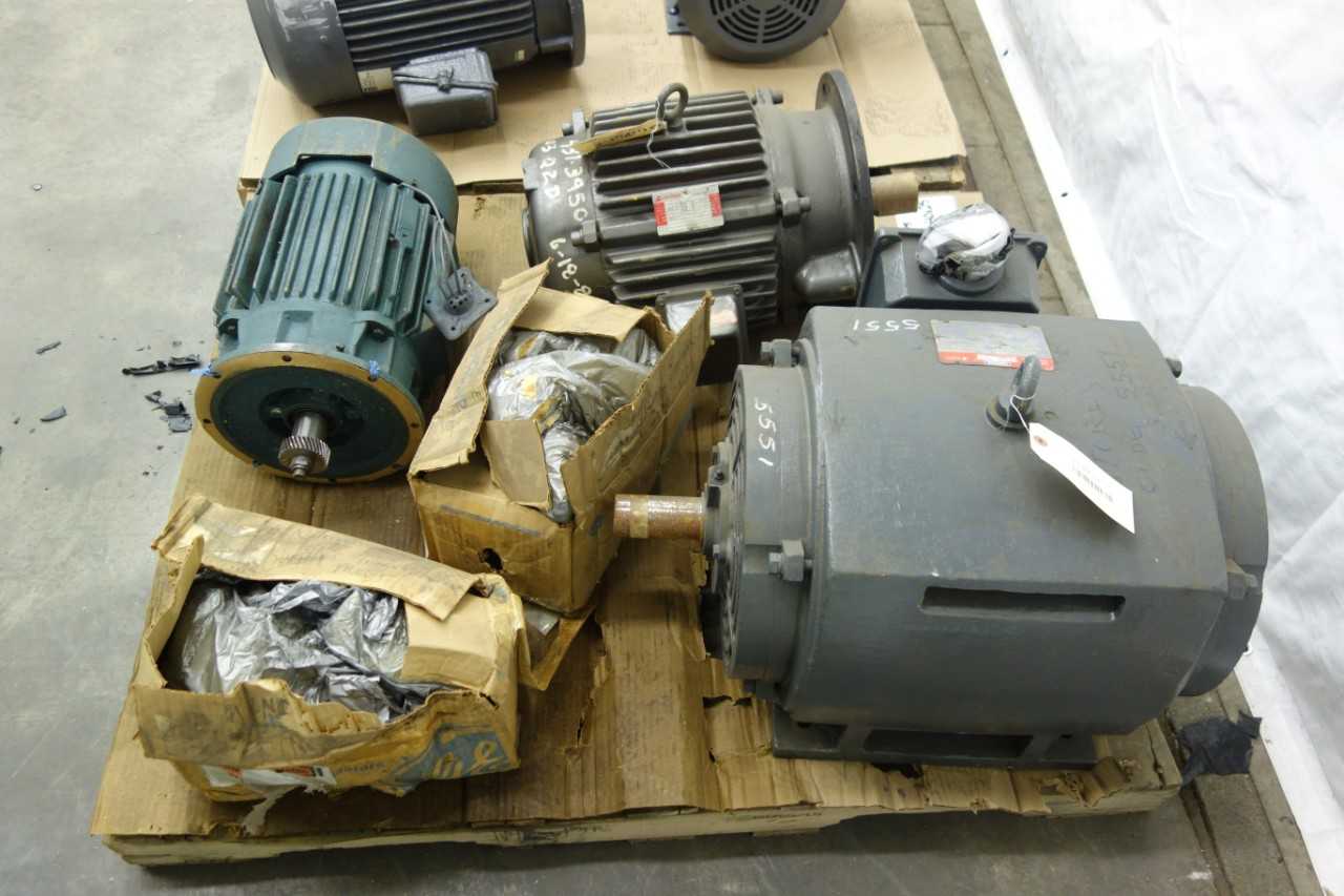 2 PALLETS OF ASSORTED MOTORS - ELECTRIC MOTORS