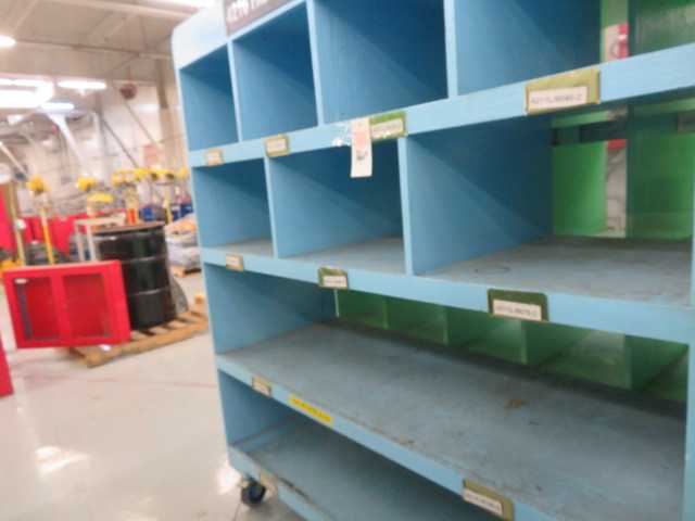 Wood Storage Cabinet on Wheels - MISCELLANEOUS