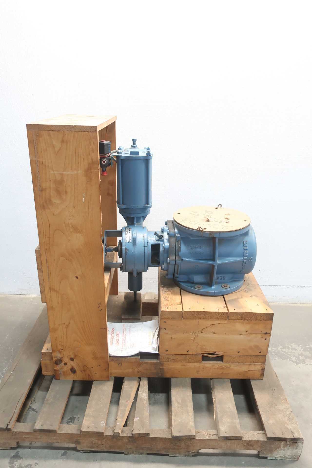 DEZURIK 9450370R001 PEC PNEUMATIC STEEL 8IN PLUG VALVE - PLUG VALVE