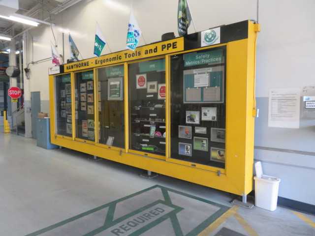 Display Case, 256"  W X 102" H X 13" D - MISCELLANEOUS