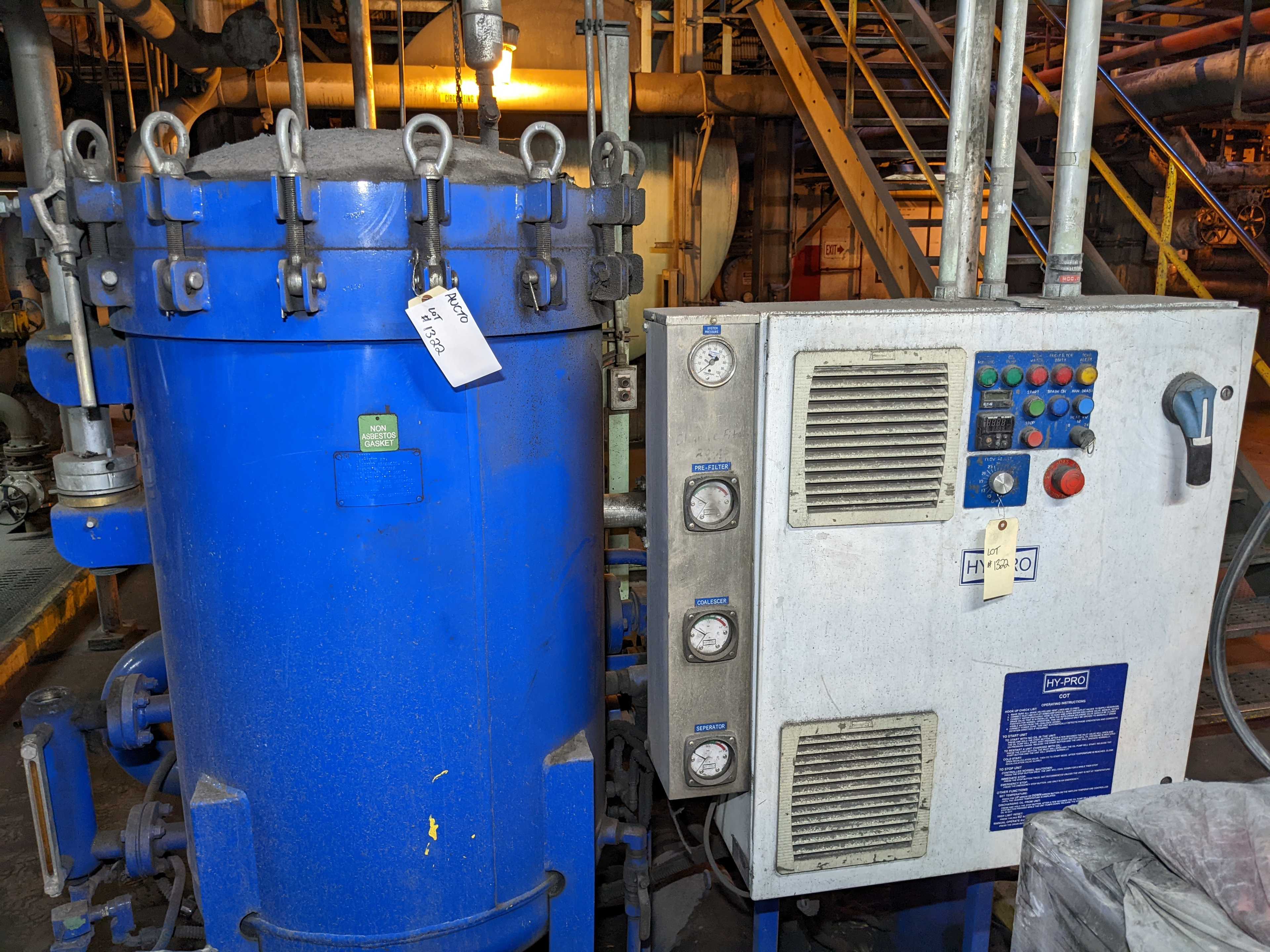 OIL CONDITIONING SKID - PUMPS OIL CONDITIONING SKID - PUMPS