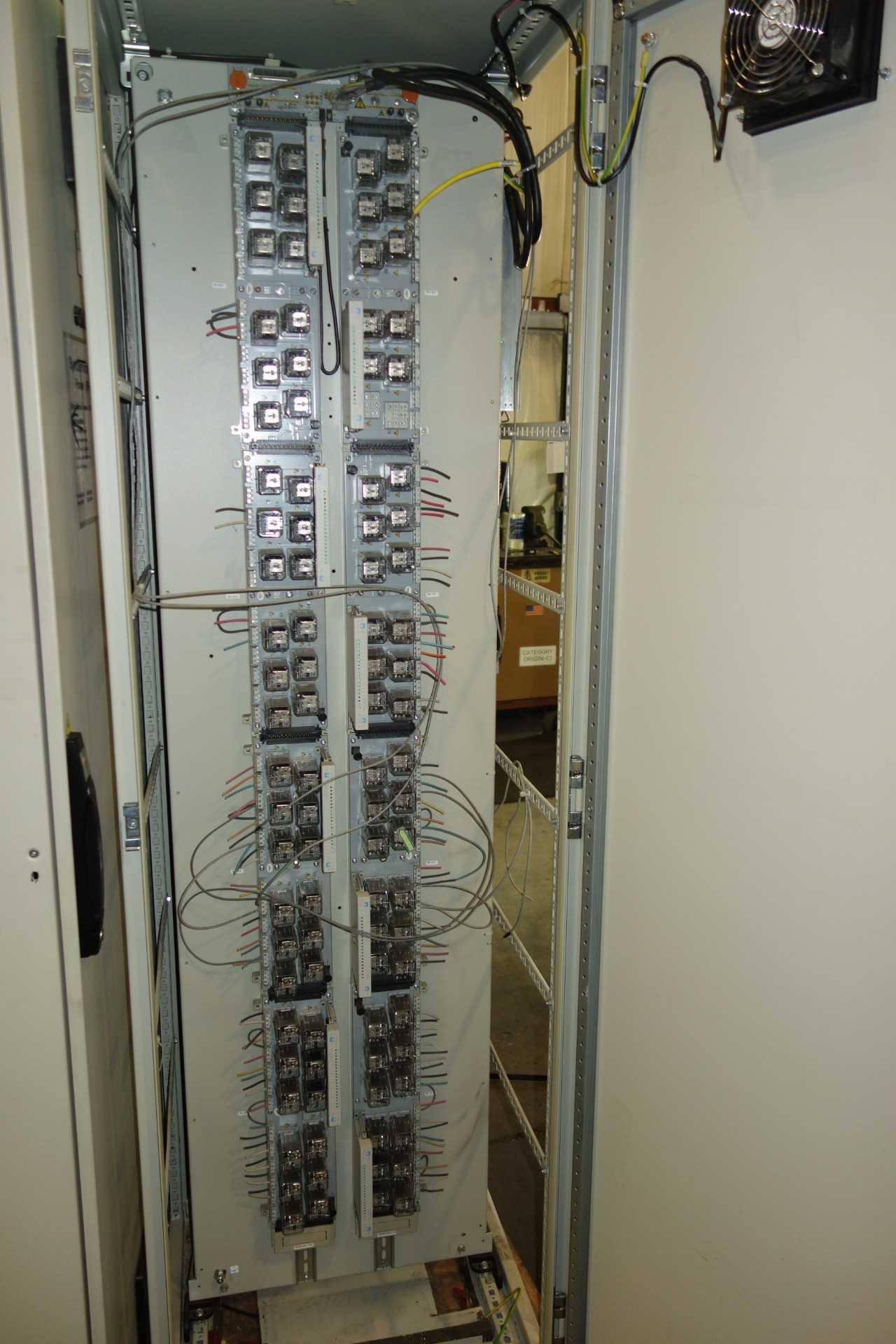 HOFFMAN ENCLOSURE 23X24X80 WITH ASSORTED OVATION COMPONENTS - INDUSTRIAL PARTS