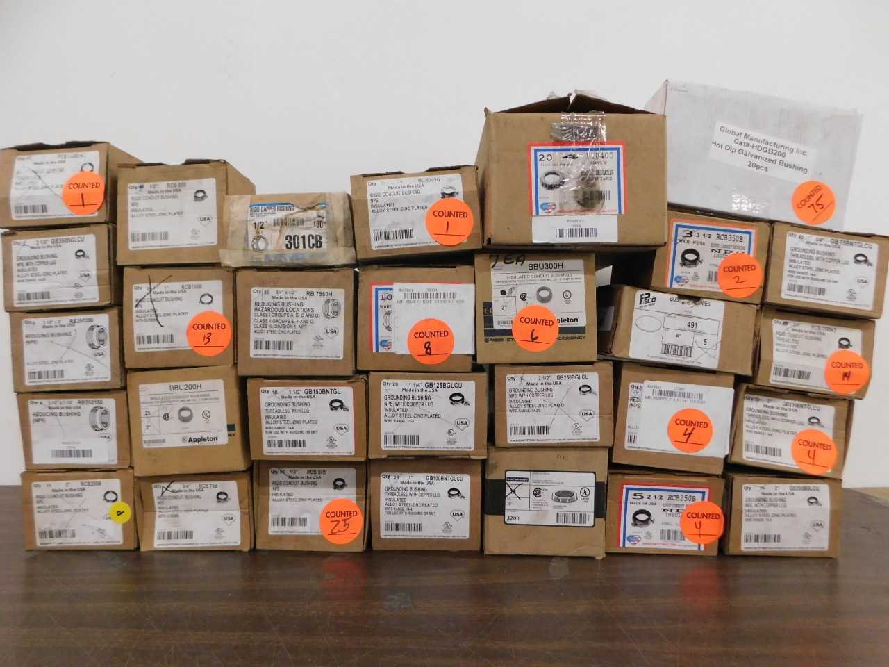 [AMFICO/AMFI] 30 Partial Cases of Grounding + Reducing Bushings - 1/2" to 4" - HAND TOOLS