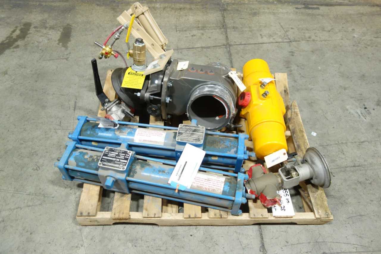 PALLET OF ASSORTED VALAVE AND VALVE PARTS - VALVES