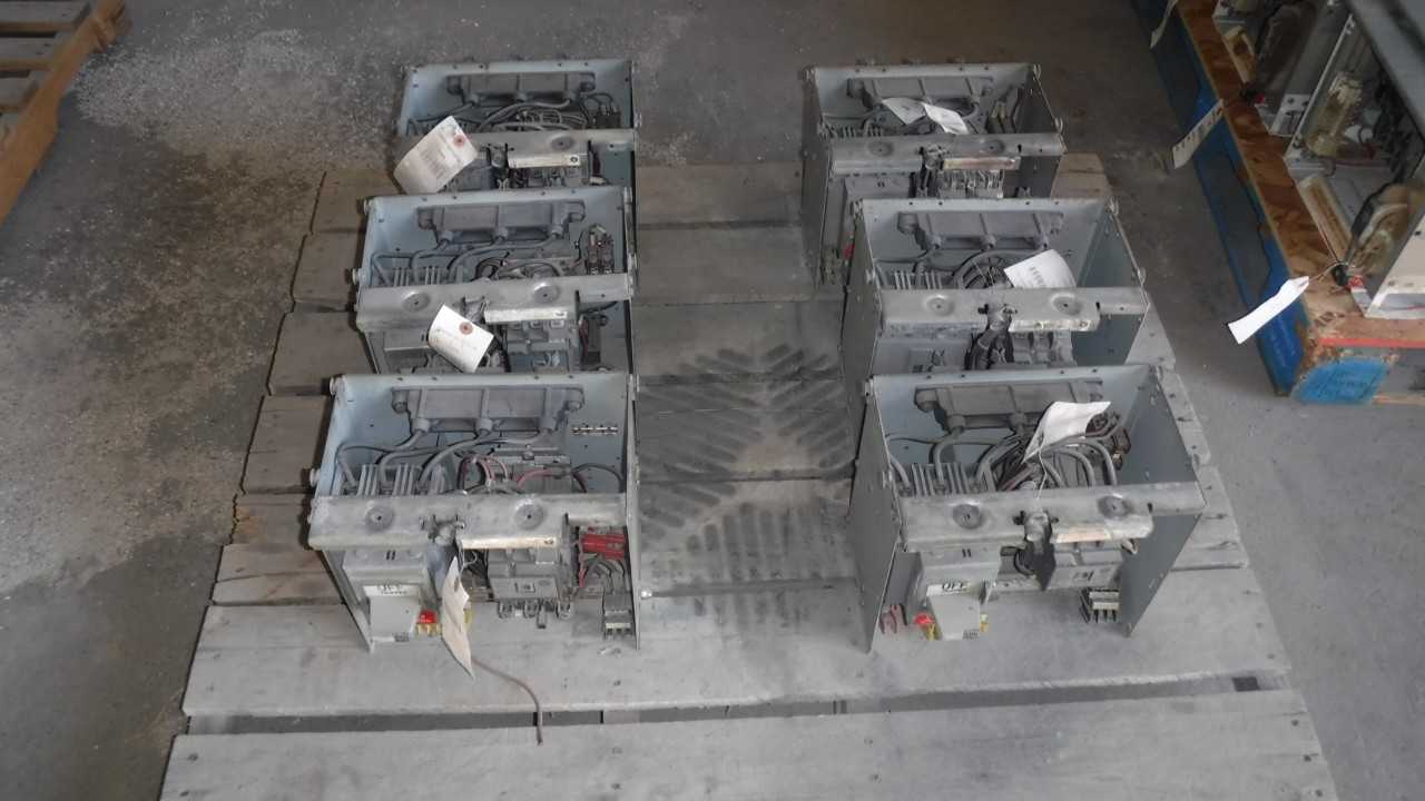 Lot of Six 10 HP Westinghouse Size 1 Starters - MOTOR CONTROL CENTERS