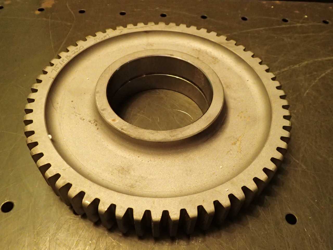Mack 58T Spur Gear: 3-1/4" ID Bore 8-1/4" OD, 7DP 14.5 deg PA 71KB230 - GEAR PUMP