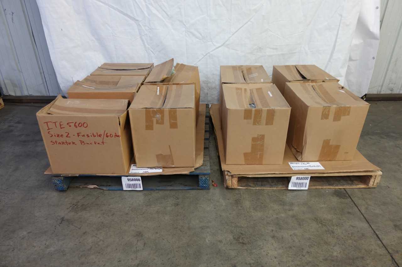 2 PALLETS OF GOULD COMBINATION STARTERS - MOTOR STARTERS