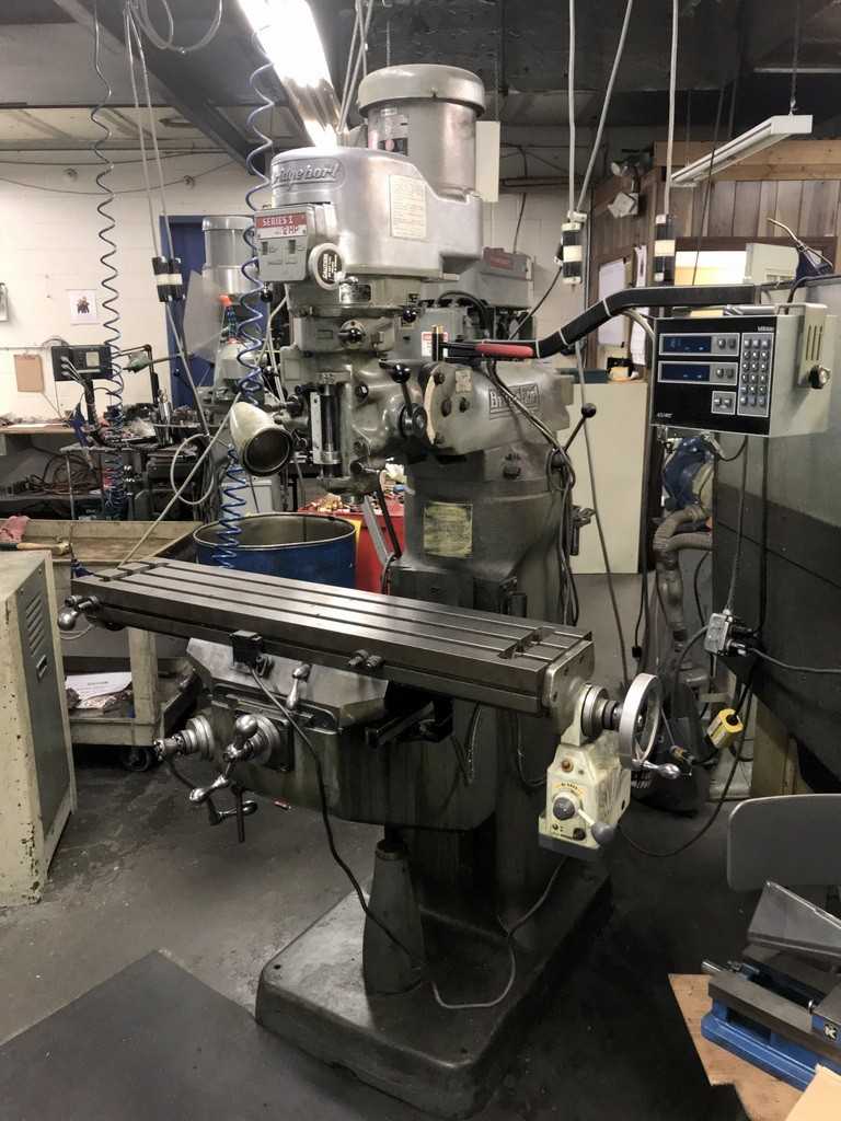 Bridgeport Vertical Milling Machine - CNC MACHINING CENTERS