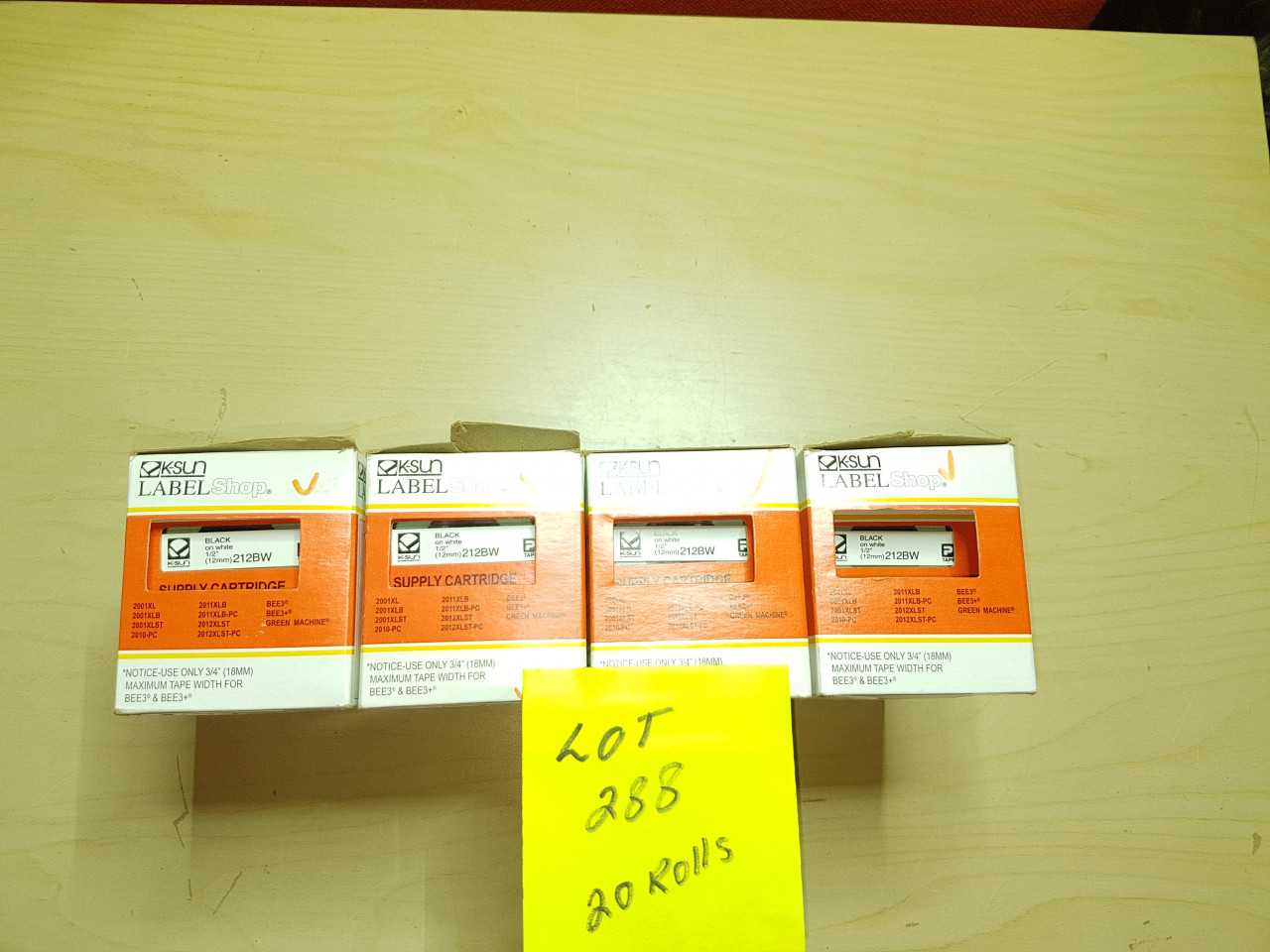 212 BW LABEL QTY 20 ROLLS - PACKAGING 212 BW LABEL QTY 20 ROLLS - PACKAGING
