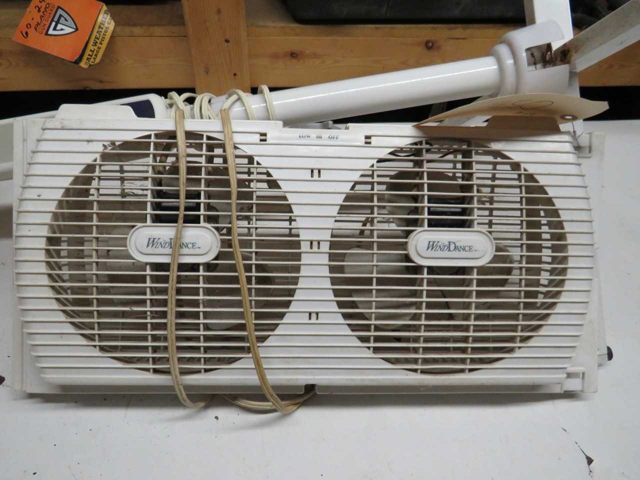 LOT OF 2 COOLING DEVICES - FC & WIND DANCE FANS - TEMPERATURE CONTROL COMPONENTS