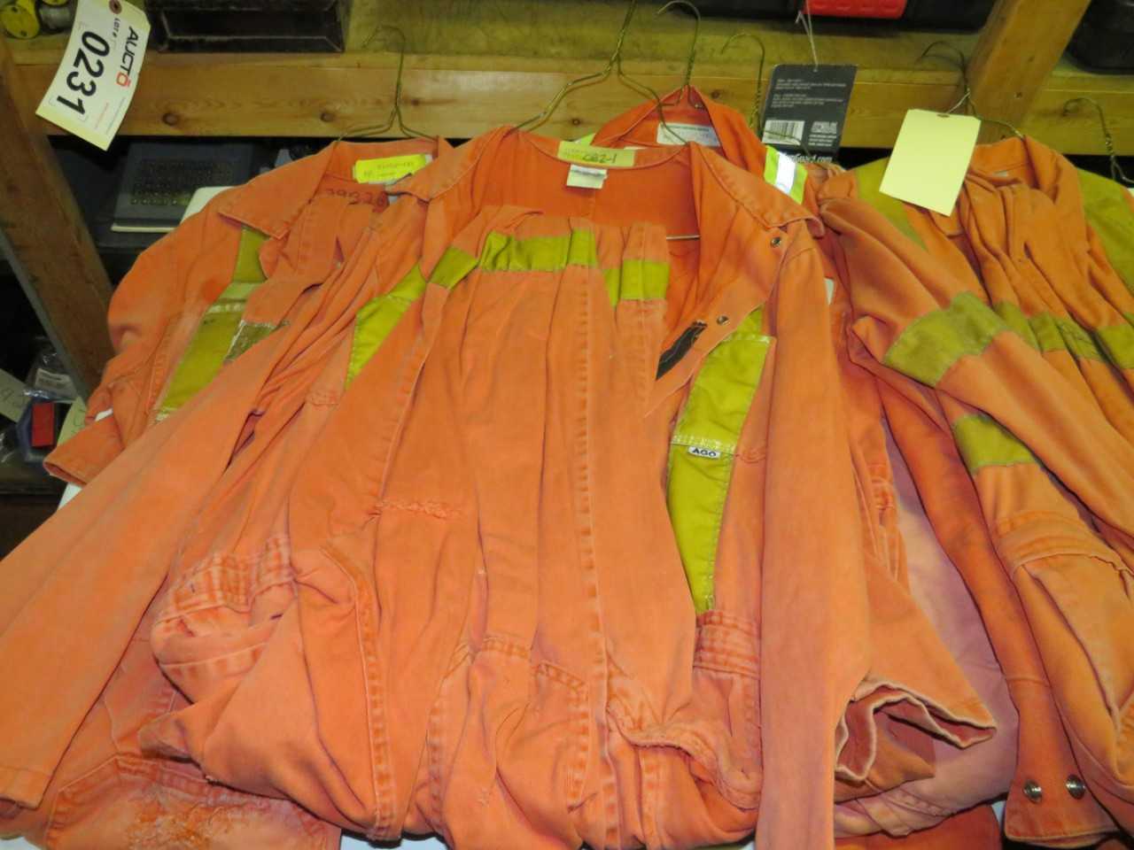 LOT OF 10 ASSORTED FLAME RESISTANT COVERALLS - SAFETY SWITCH