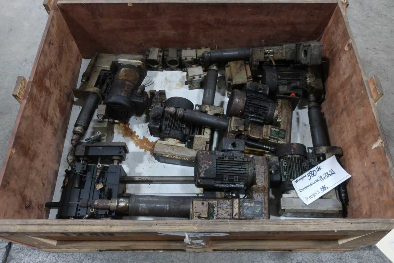 LOT OF ASSORTED SELFEEDER SNU4 SNU3 ES2 ELECTRIC SPINDLE MOTORS - ELECTRIC MOTORS