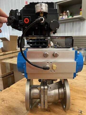 Lot of 30 - 2" SVF VB41 BALL VALVE, STAINLESS STEEL BODY, BALL, & STEM CONTROL VALVE - CONTROL VALVE