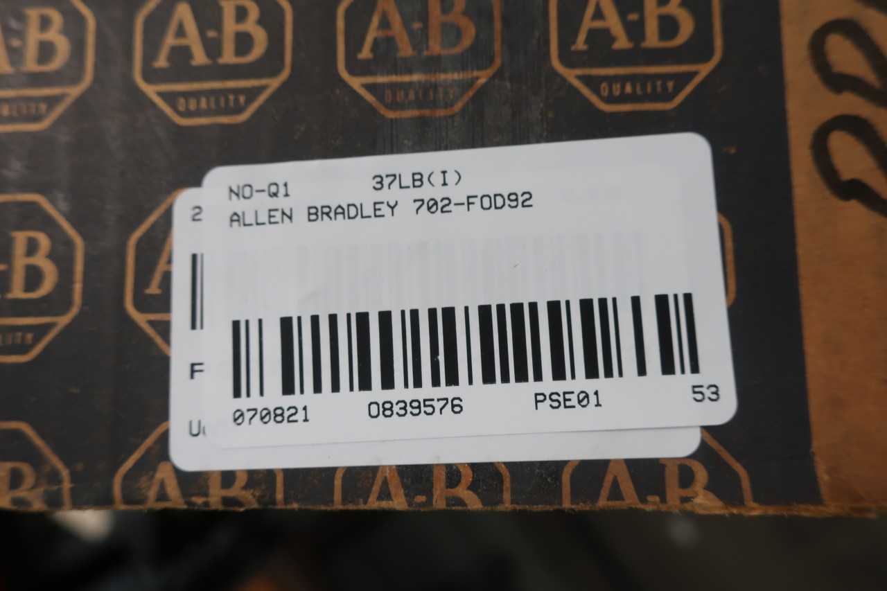 ALLEN BRADLEY 702-FOD92 120V-AC 270A AMP SIZE 5 AC CONTACTOR - CONTACTORS