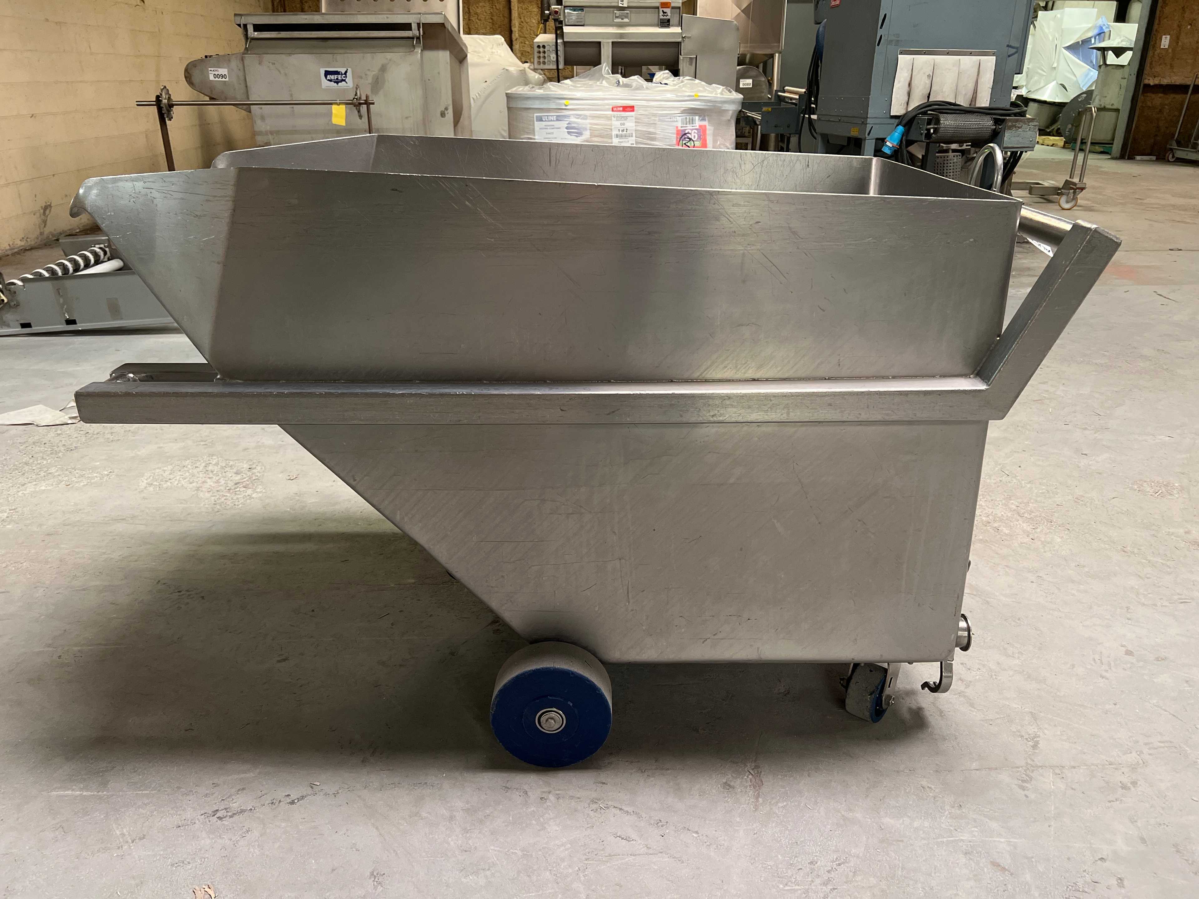 Stainless Steel Dump Cart Hopper