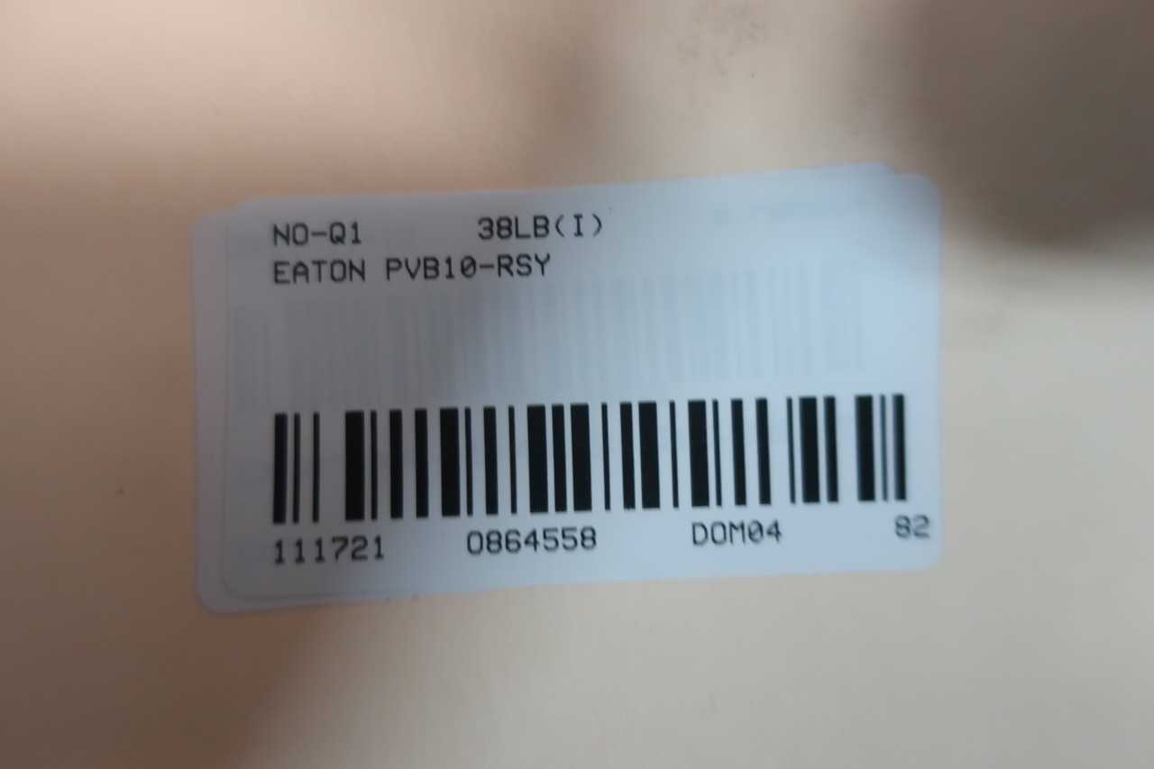 EATON PVB10-RSY HYDRAULIC PISTON PUMP - PUMPS