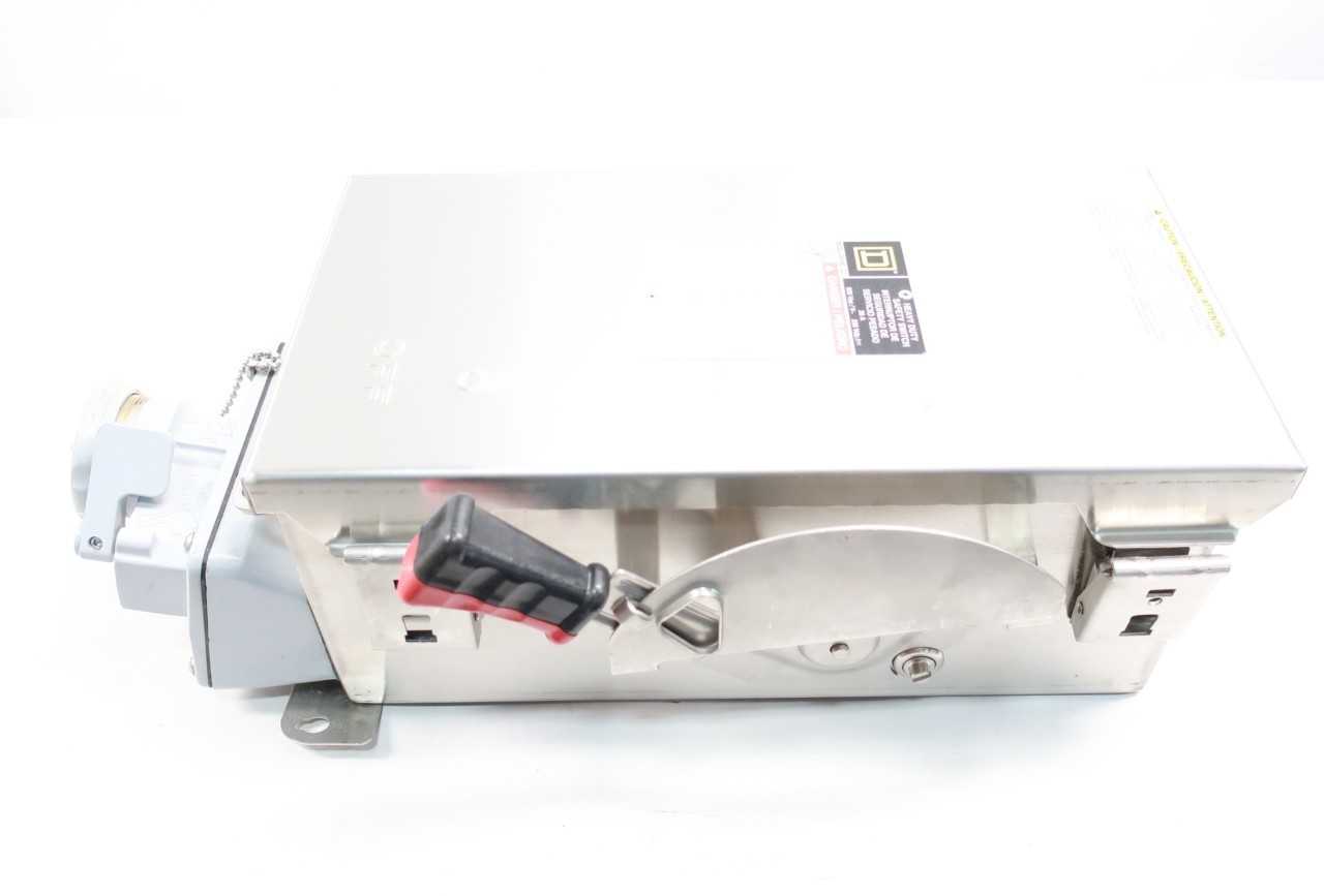SQUARE D H361DSWC 3P 30A AMP 600V-AC FUSIBLE DISCONNECT SWITCH - DISCONNECT SWITCHES